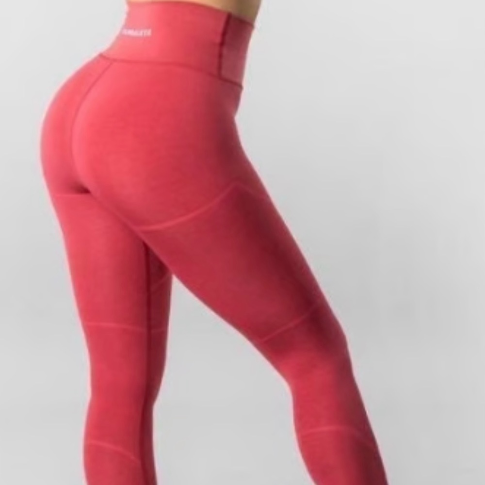 New W/O Tags Alphalete OG Revival Leggings Cherry Icee Small Limited Amplify